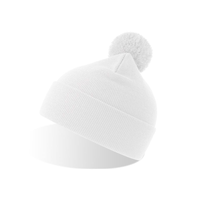 WIND-S CON POMPÓN Gorro Wind S con pompón, 100% poliéster reciclado