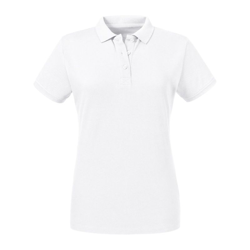 Polo Polo Puro Orgánico Ladies 215g - Blanco