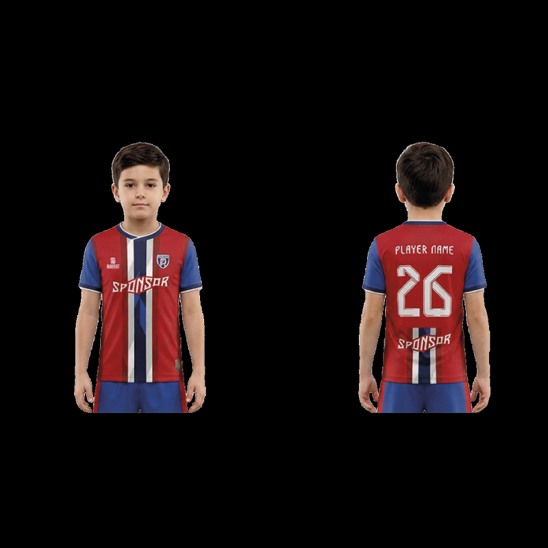 Camiseta Equipamiento Niño 100% Personalizado FUNCHAL, MICROPERFORADO