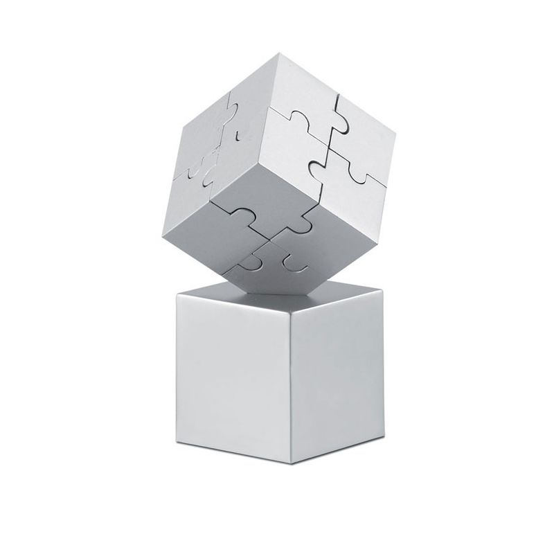Puzzle 3D metálico y magnético