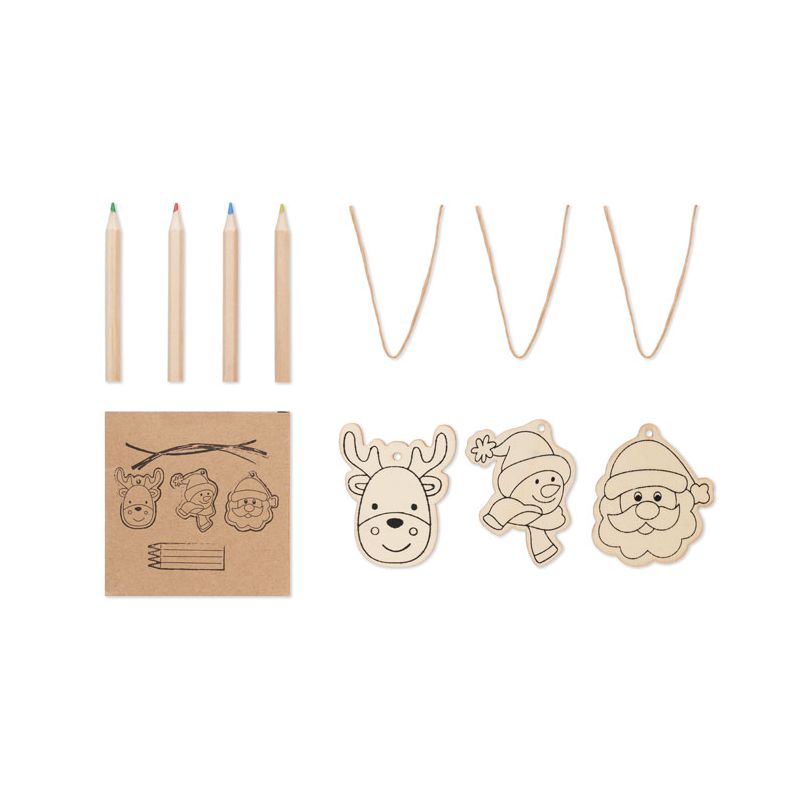 Set de dibujo figuras Navidad