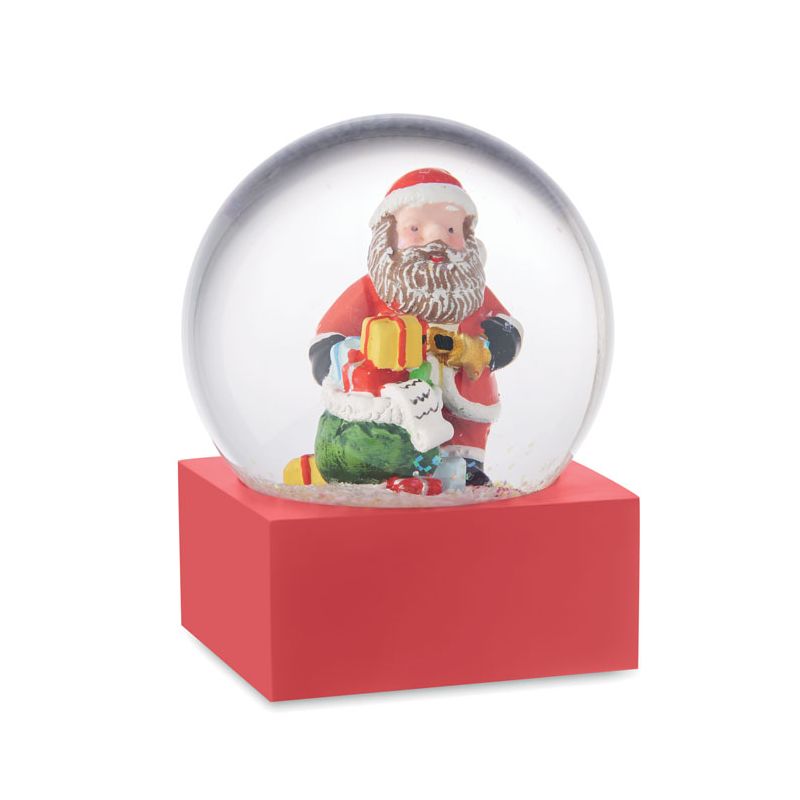 Bola de nieve adorno de cristal