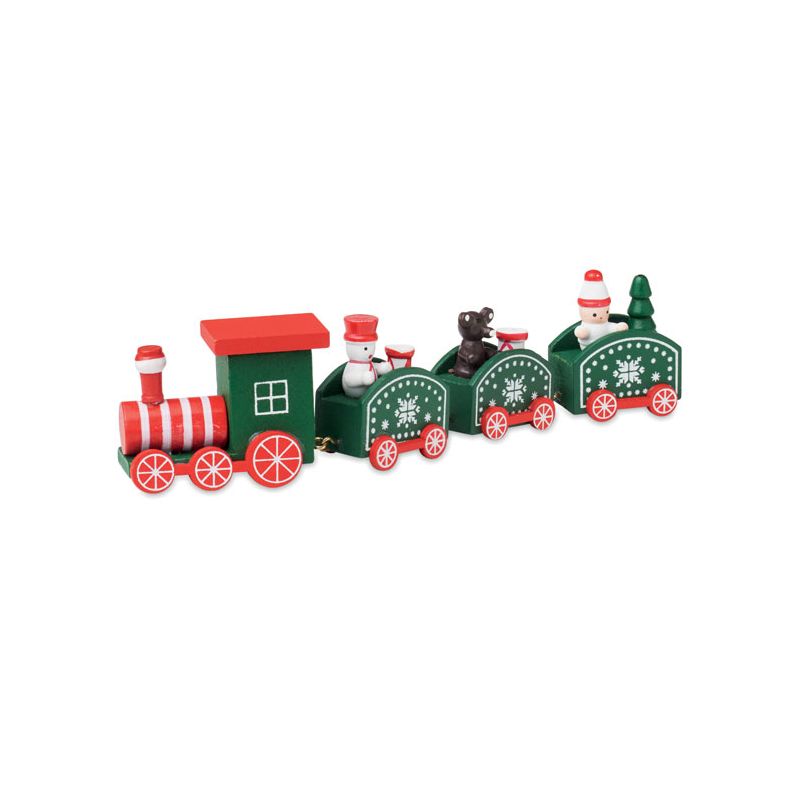 Tren de Navidad de madera