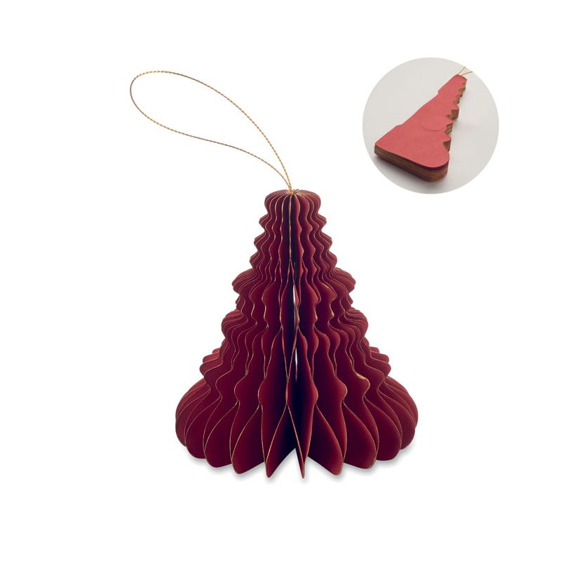 Adorno de papel para árbol de Navidad