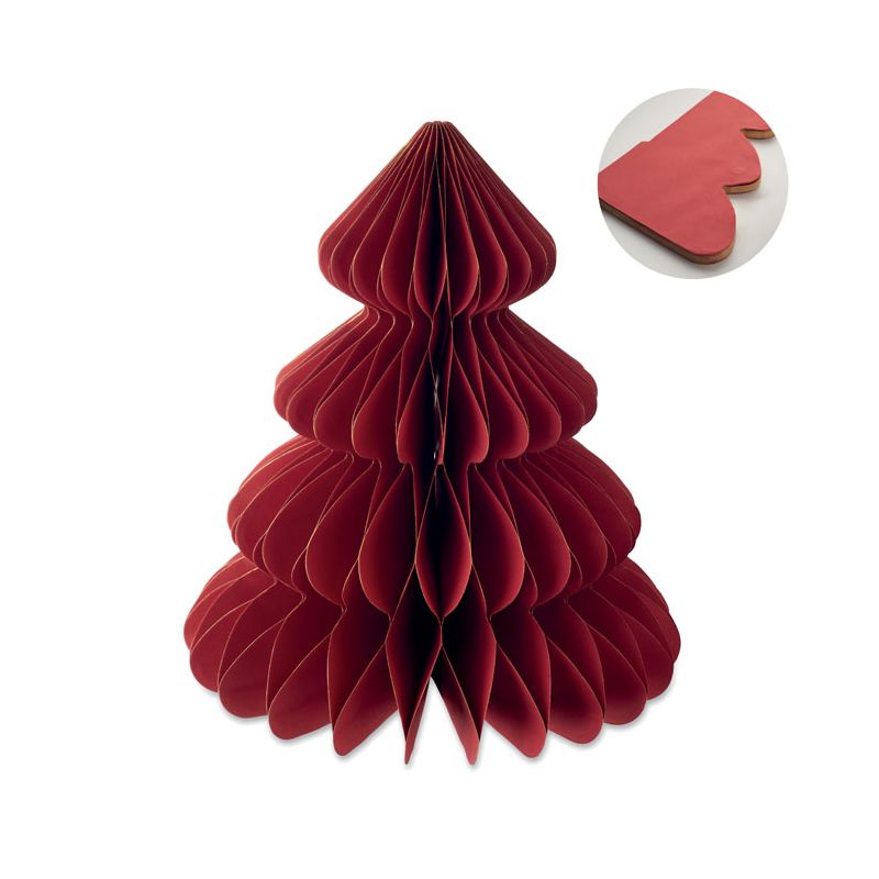Adorno de árbol de Navidad de papel