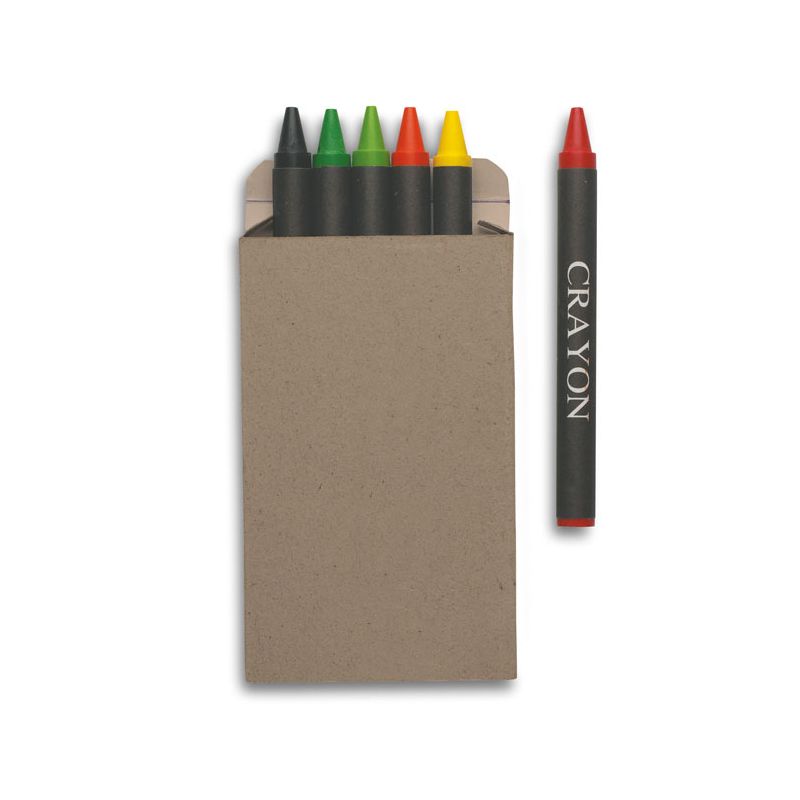 Estuche 6 lápices de cera