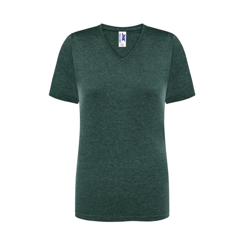 Camiseta de mujer regular comfort con cuello en V