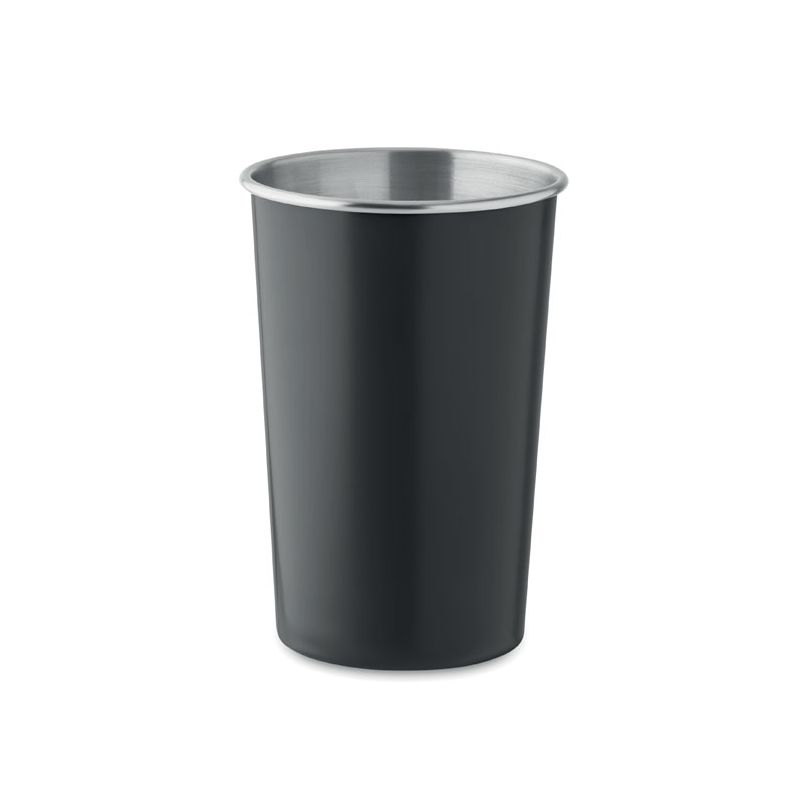 Vaso de acero inoxidable reciclado