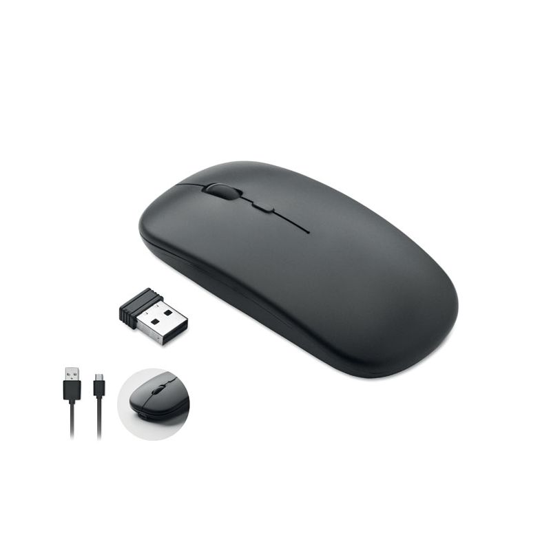 Ratón óptico inalámbrico ABS