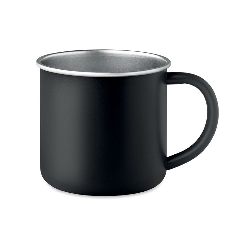 Taza de acero inoxidable reciclado