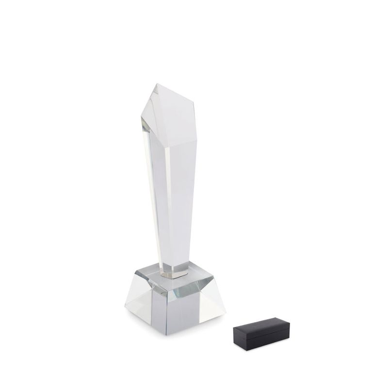Trofeo de cristal en caja