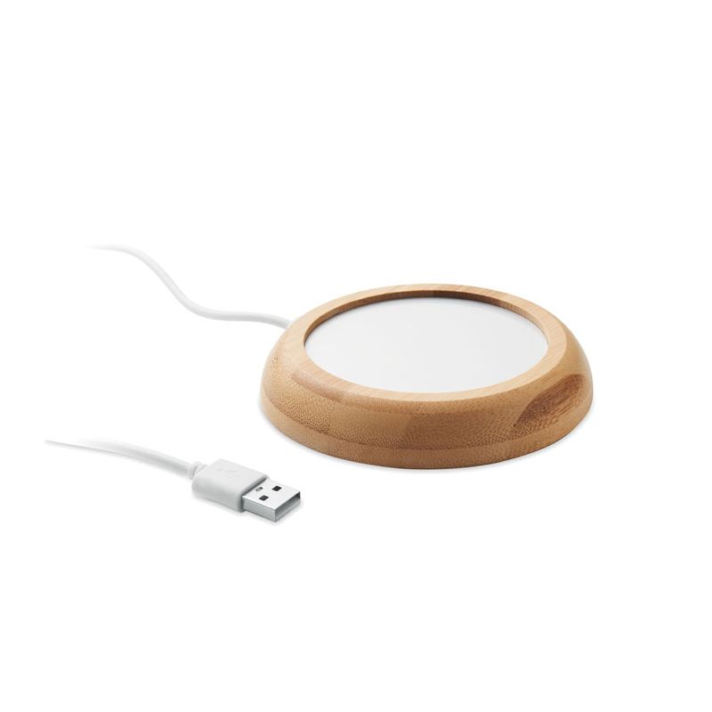 Taza de bambú con USB
