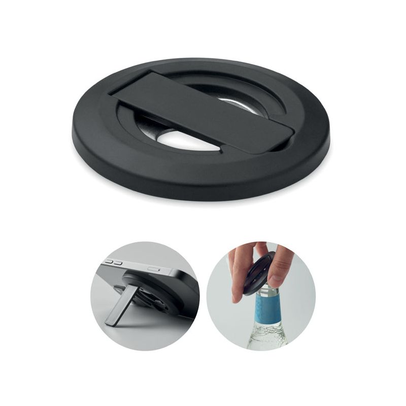 Soporte para móvil y abridor