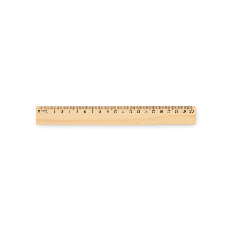 Regla de madera de 20 cm