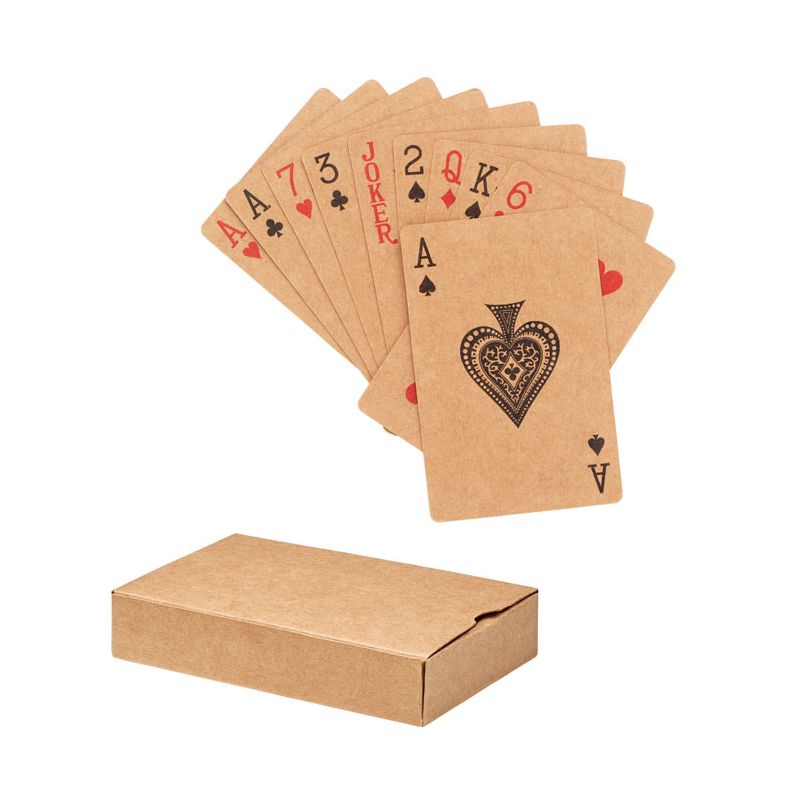 Cartas de juego de papel reciclado