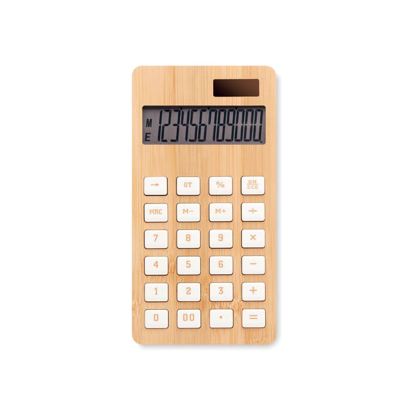 Calculadora de 12 dígitos de bambú