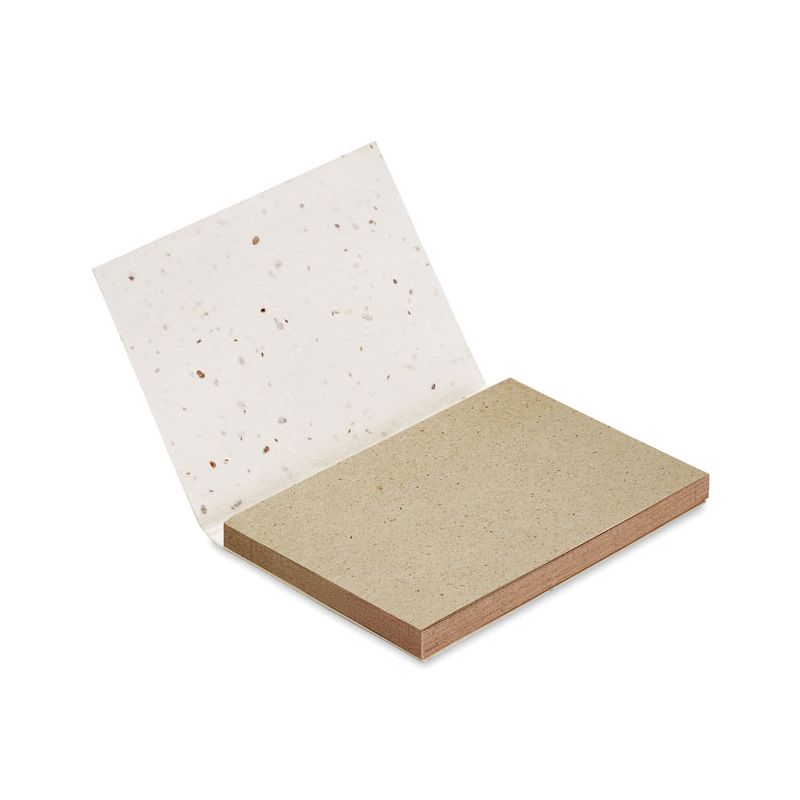 Bloque de notas papel sin herb.