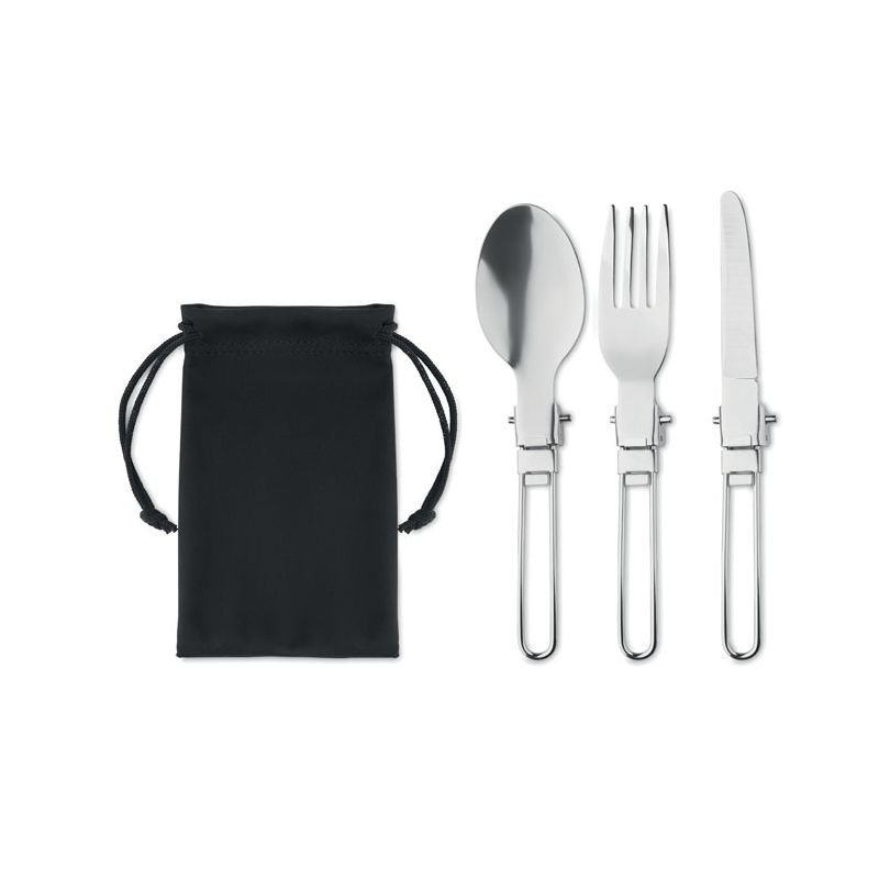 Set de 3 cubiertos para acampada