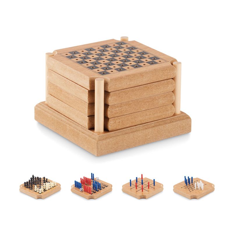 Set de 4 bases de copa de corcho