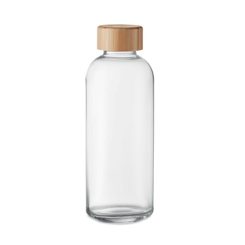 Botella de 650 ml, tapa de bambú