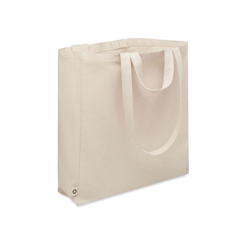 Bolsa de compras de algodón reciclado