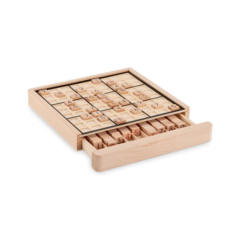 Juego de tablero sudoku de madera