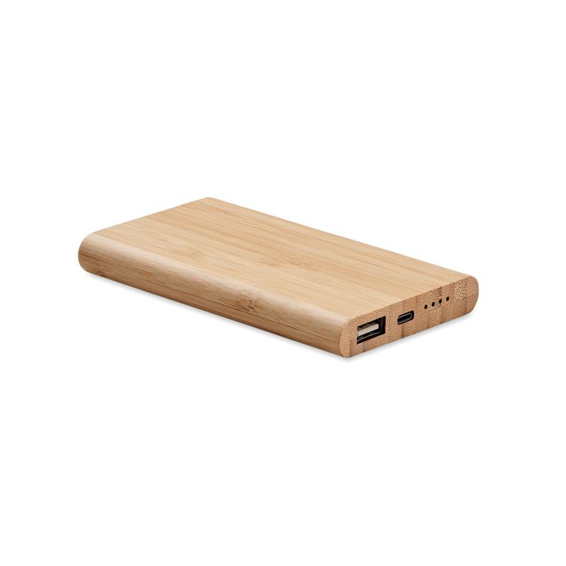 Power Bank de bambú 4000 mAh