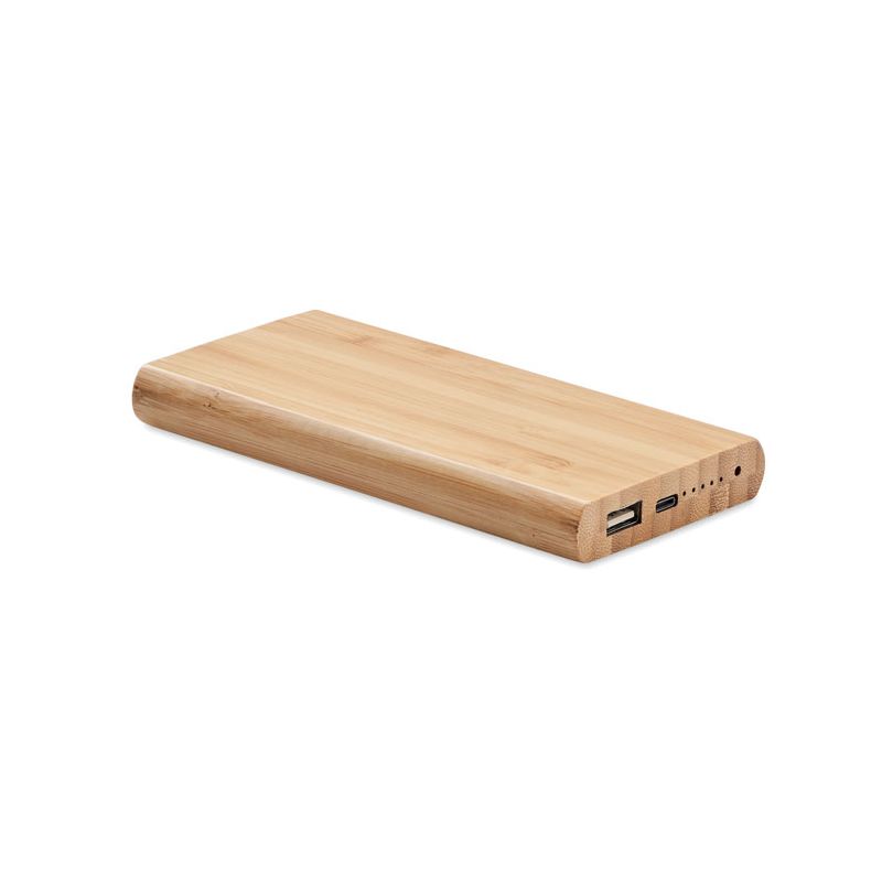 Power Bank de bambú 6000 mAh