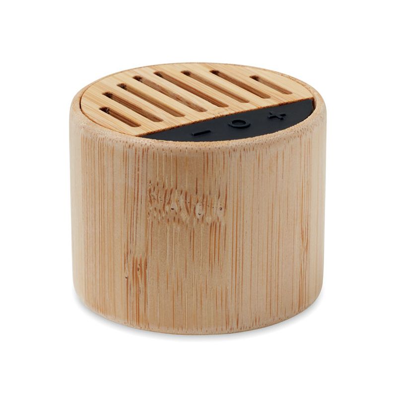Altavoz de bambú inalámbrico