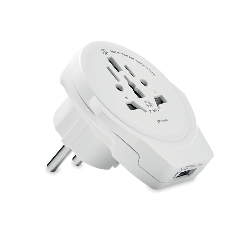 Skross World para Europa USB