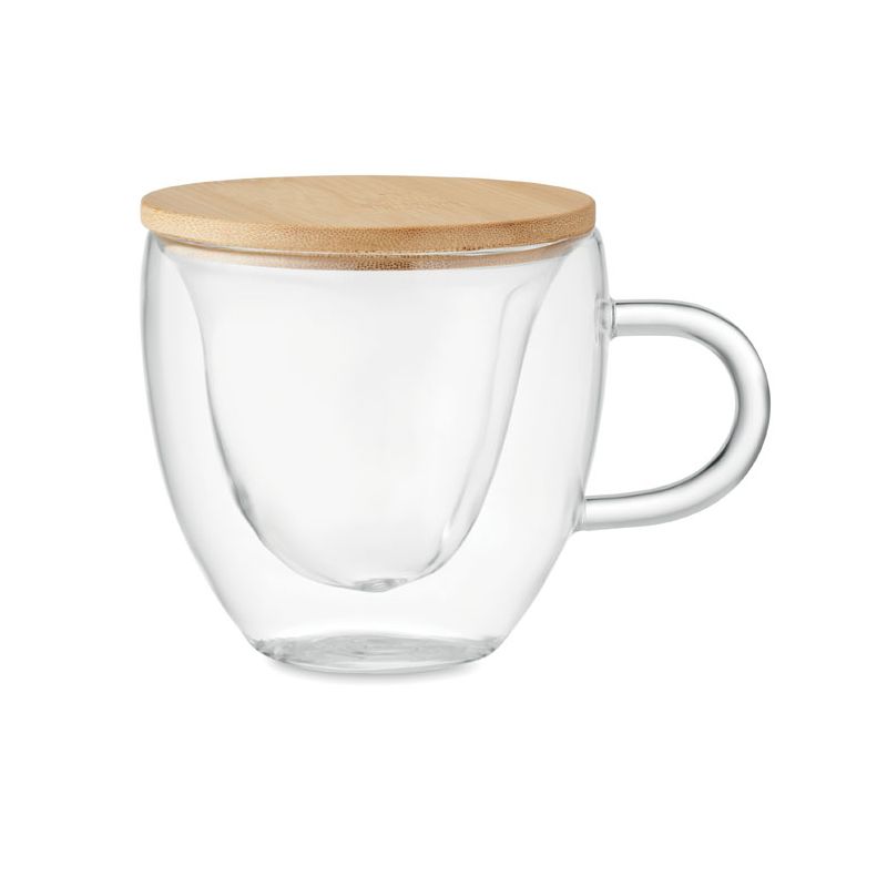 Taza de vidrio de doble pared