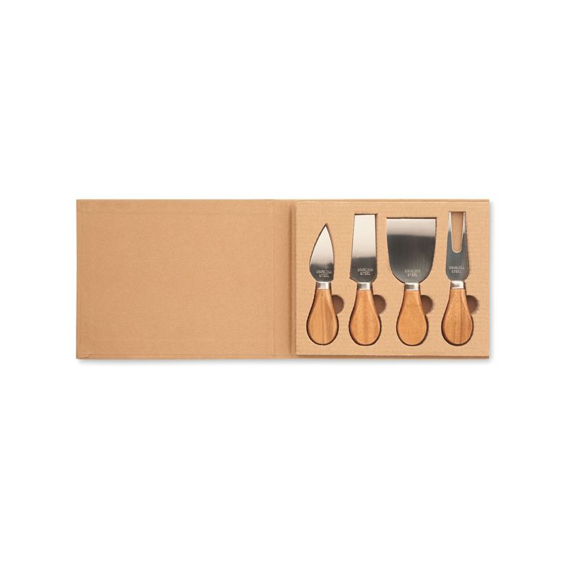 Set de 4 cuchillos para queso