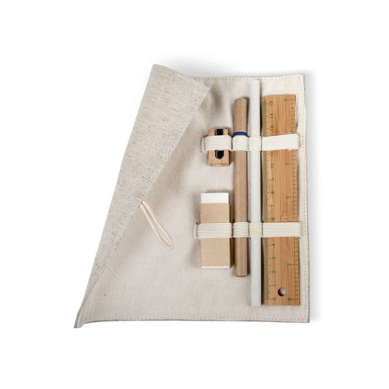Set de escritorio bolsa de algodón