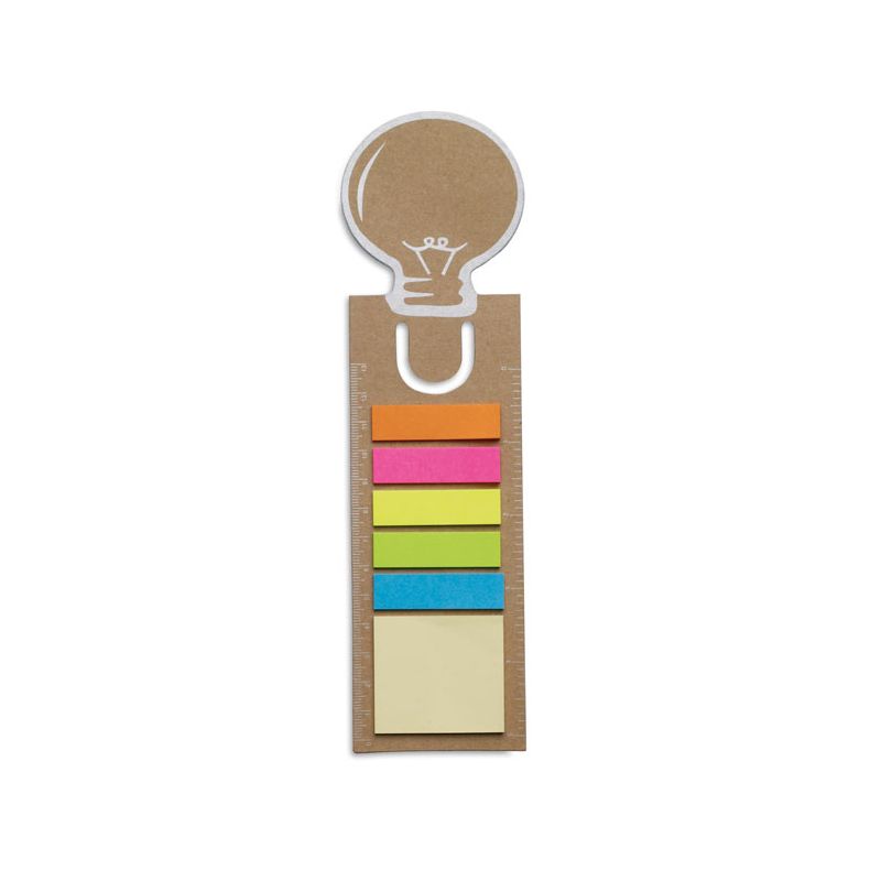 Marcador de libros con notas