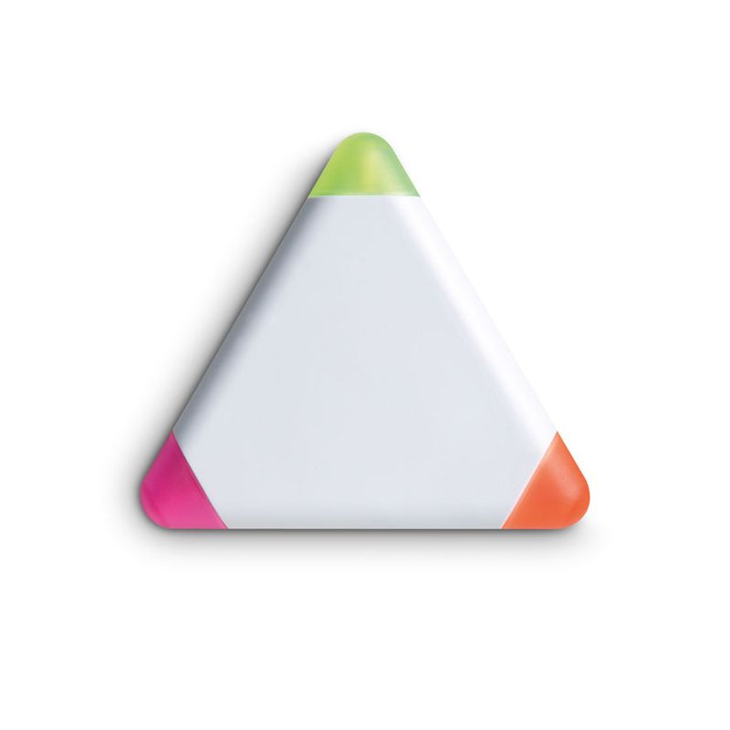 Marcador triangular con 3 colores