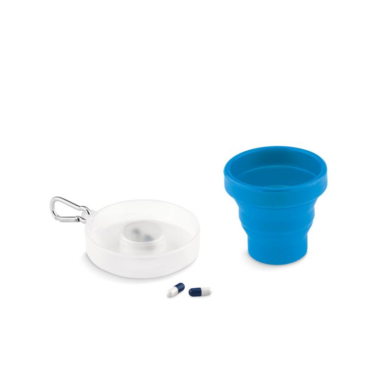Vaso de silicona plegable