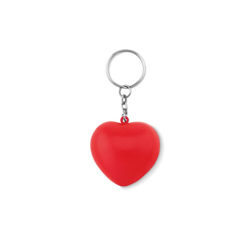 Llavero con forma de corazón