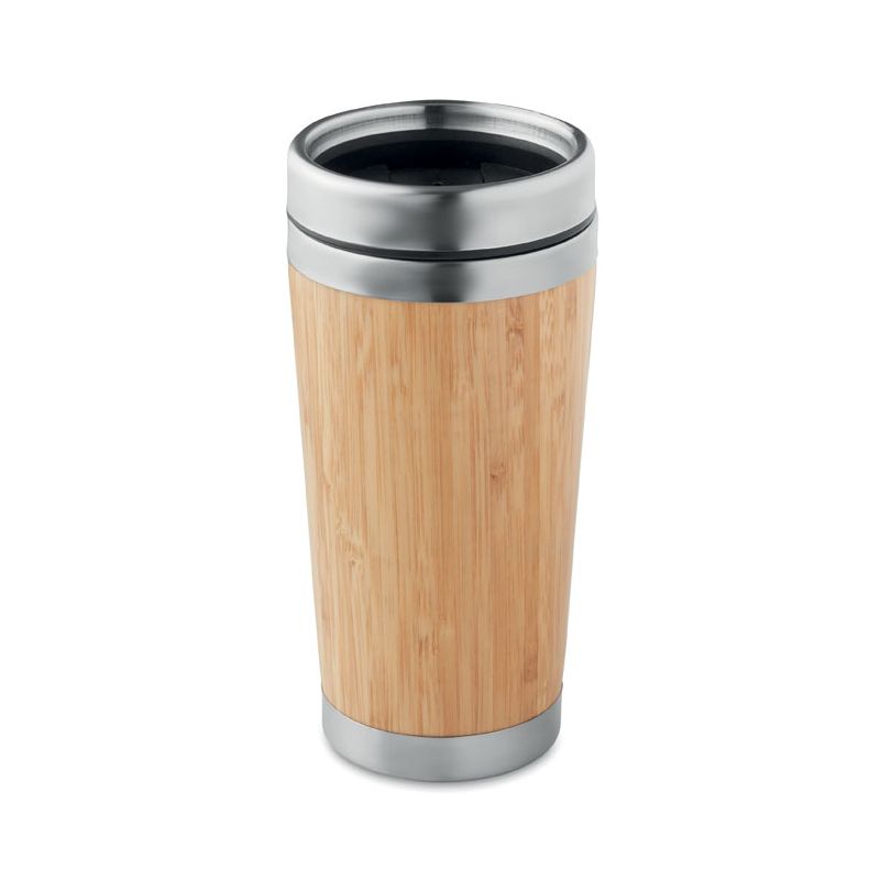 Vaso de bambú de pared doble 400 ml