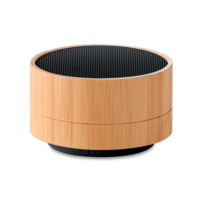 Altavoz inalámbrico 3W de bambú