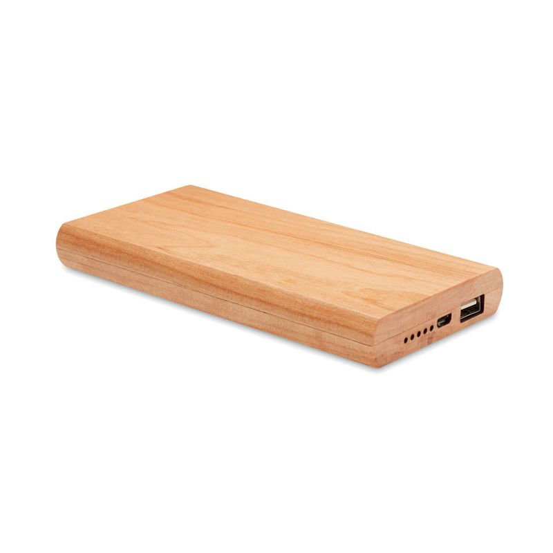 Power Bank 4000 mAh Bambú