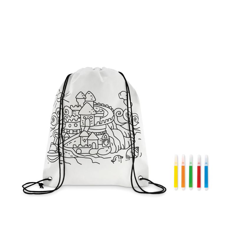 Bolsa de cordón no tejido