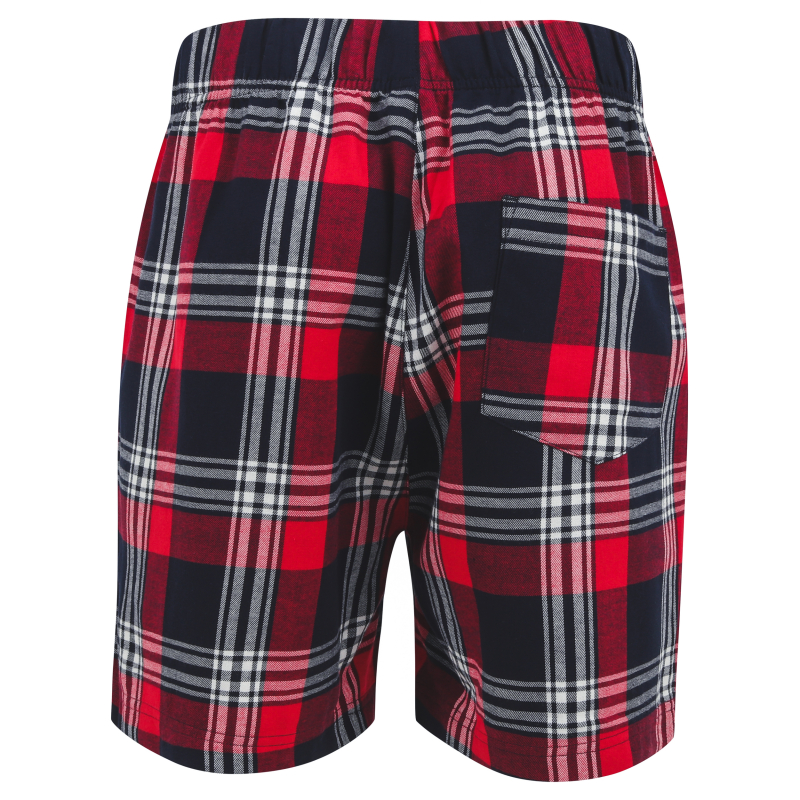 Pantalones cortos con estampado tartán