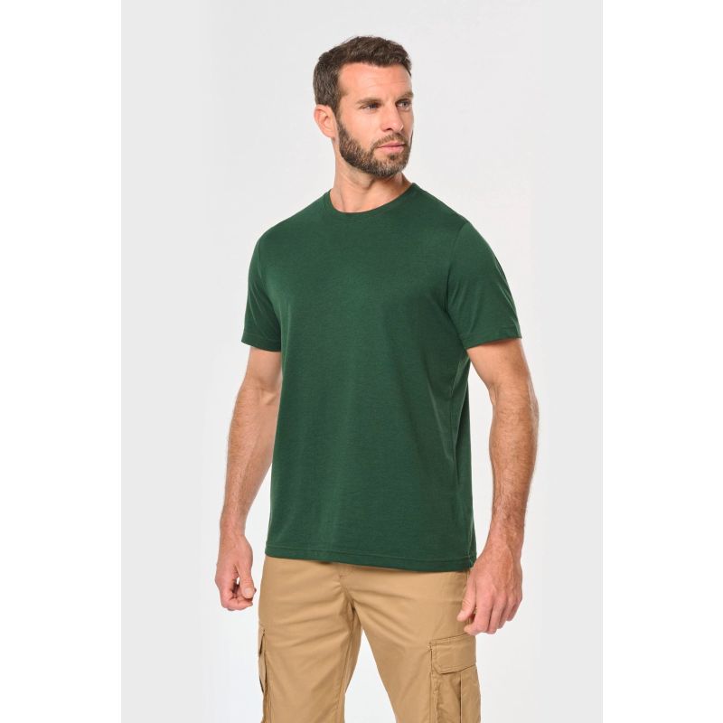 Camiseta de cuello redondo ecológica de hombre