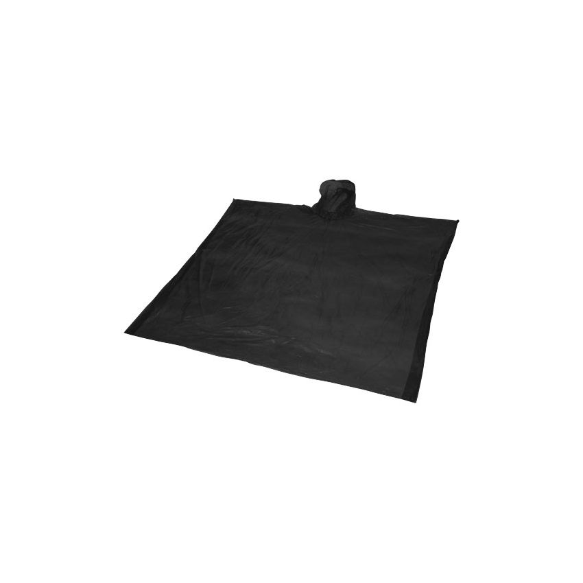 Poncho impermeable y desechable con bolsa 