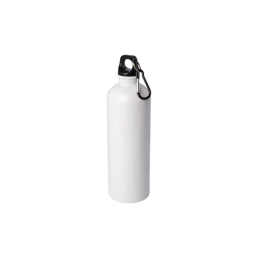 Garrafa de agua con mosquetón de pared simple de acero inoxidable con certificación RCS de 750 ml