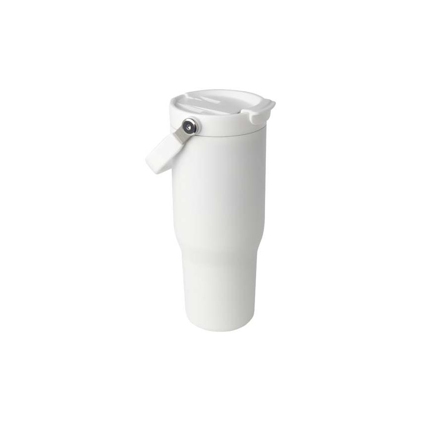 Vaso aislado al vacío de cobre de acero inoxidable reciclado con tapa de doble función con certificación RCS de 900 ml 