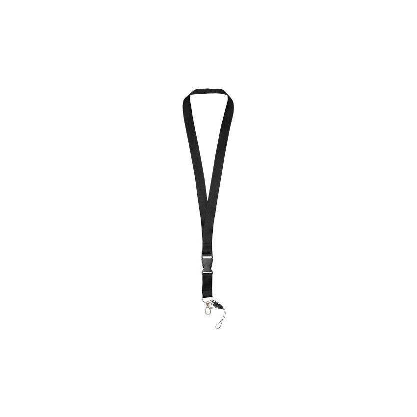 Cinta para el cuello con hebilla separable y soporte para móvil 