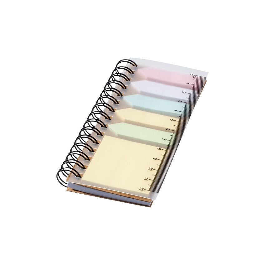 Bloc de notas con notas adhesivas de colores 