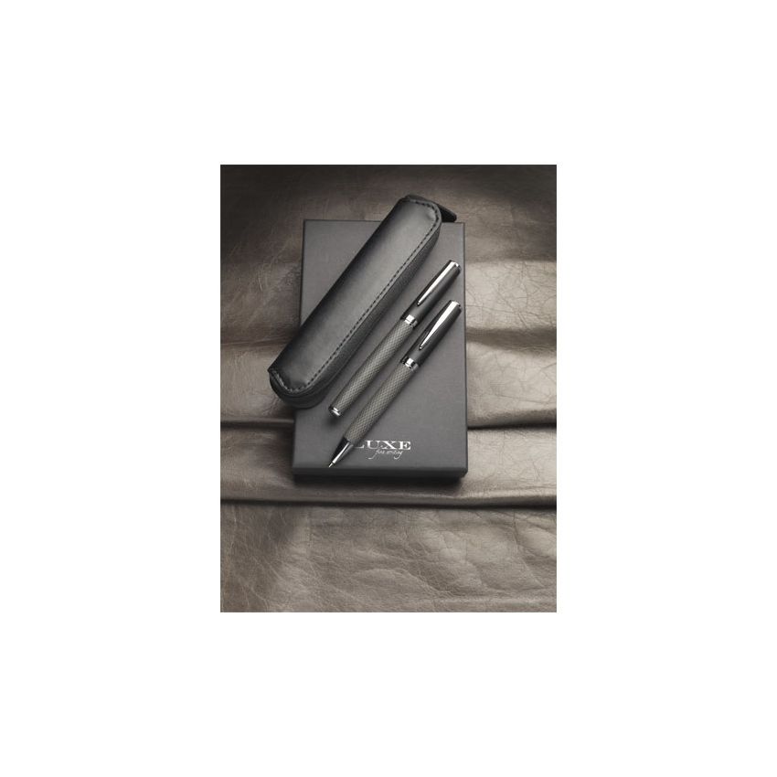 Conjunto de oferta com duas canetas com bolsa 