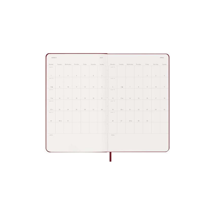 Moleskine Weekly Hard Cover Diary L 12 Months